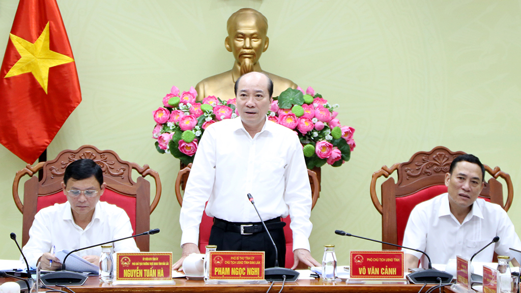 Thành viên UBND tỉnh thông qua nội dung thuộc thẩm quyền